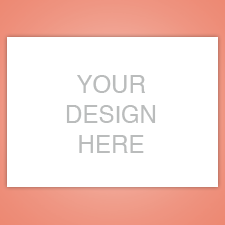 Square flat card with your uploaded design